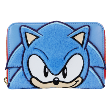 Sonic the Hedgehog - Classic Plush Cosplay 4" Faux Leather Zip-Around Wallet
