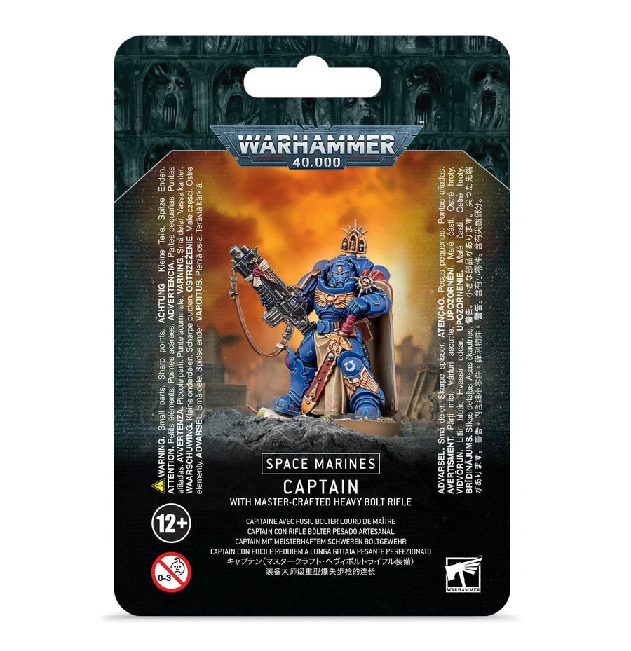 Warhammer 40,000: Space Marine Captain w/ Master-Crafted Bolt Rifle