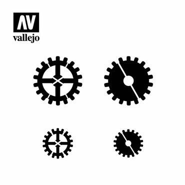 Vallejo Stencils - Sci-Fi & Fantasy - Gear Markings