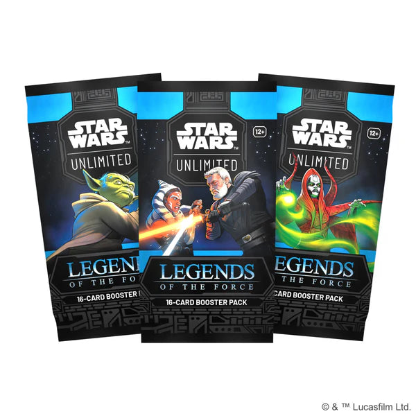 Star Wars Unlimited - Legends of the Force Booster Pack - PRE-ORDER 4 JUL - LOCAL PICKUP ONLY
