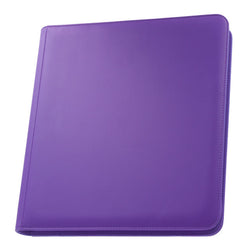 STEALTH 12 Pocket Zip Trading Card Binder - PURPLE - Palms Off Gaming