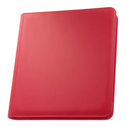 STEALTH 12 Pocket Zip Trading Card Binder - Red - Palms Off Gaming