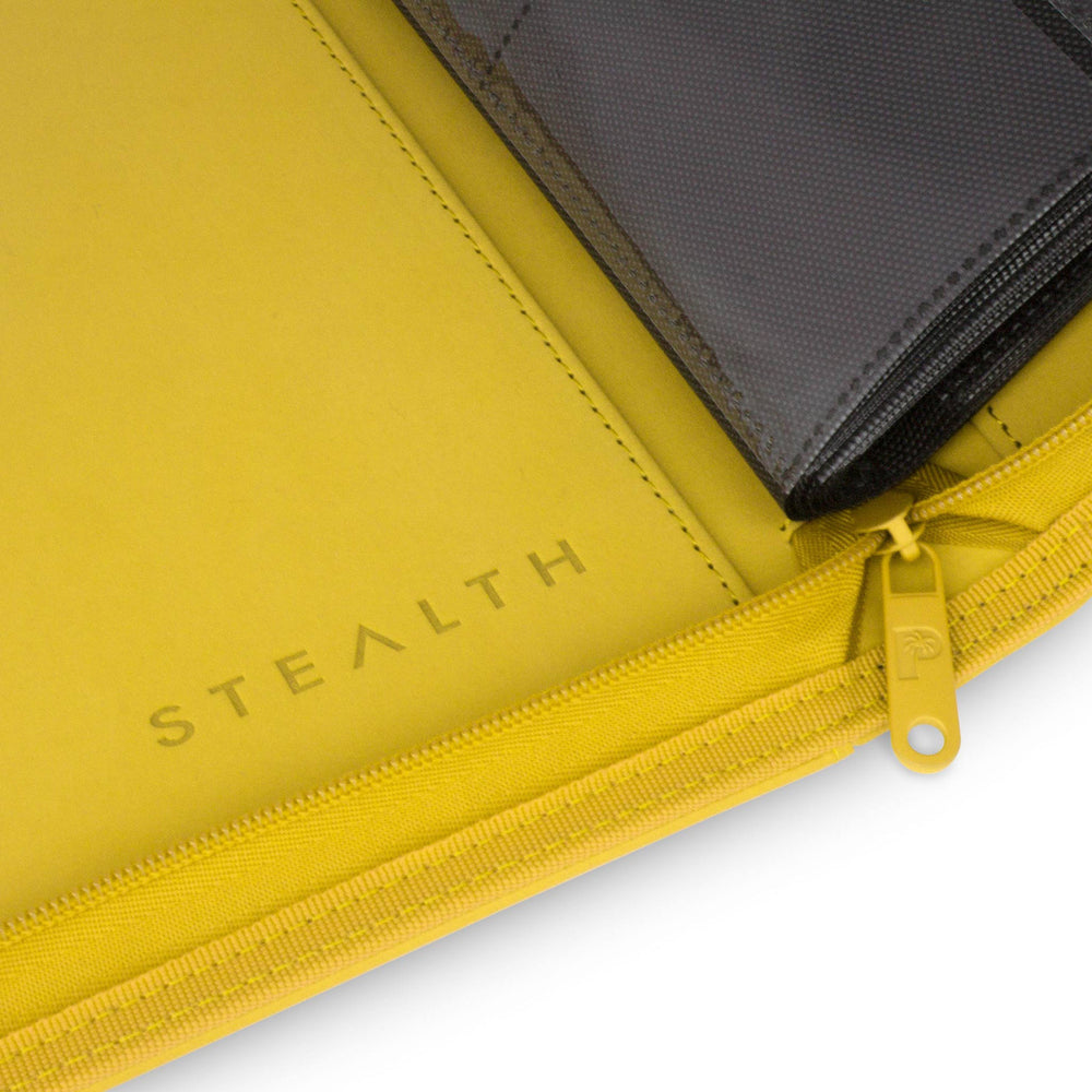 STEALTH 9 Pocket Zip Trading Card Binder - Yellow - LOCAL PICK UP ONLY
