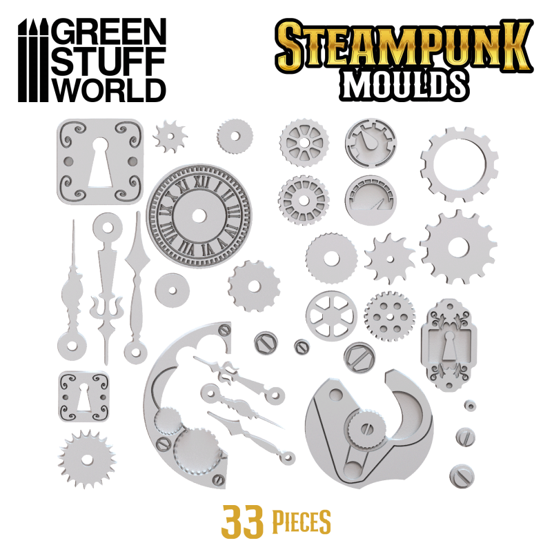 Silicone molds - Steampunk - Green Stuff World