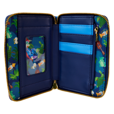 Lilo & Stitch - Camping Cuties 4" Faux Leather Zip-Around Wallet