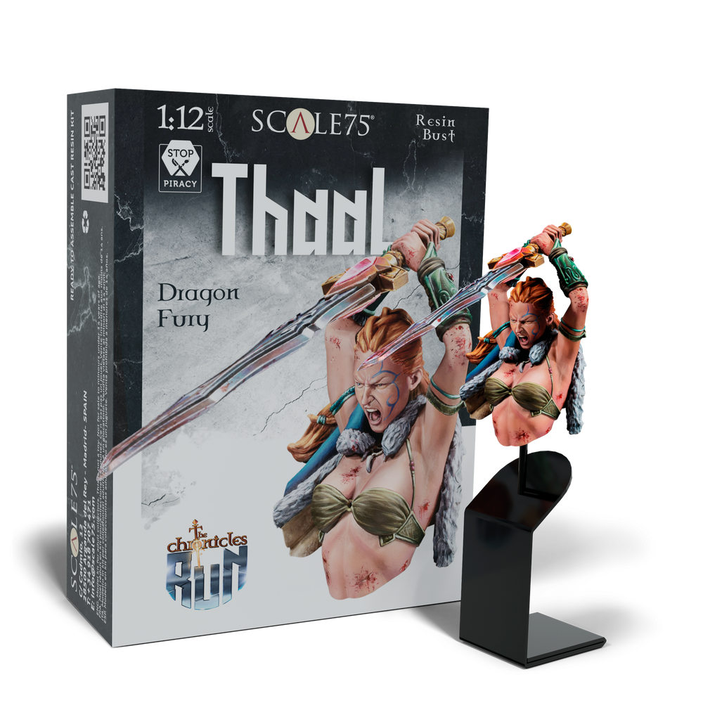 Scale 75 - Busts - The Chronicles of Run - Thaal; Dragon Fury 1:12