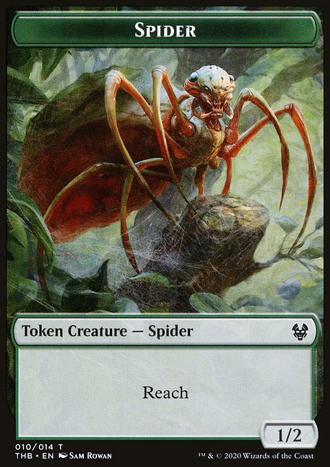 Satyr // Spider Double-Sided Token [Theros Beyond Death Tokens]