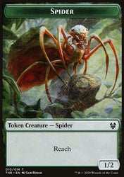 Satyr // Spider Double-Sided Token [Theros Beyond Death Tokens]