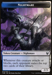Satyr // Nightmare Double-Sided Token [Theros Beyond Death Tokens]