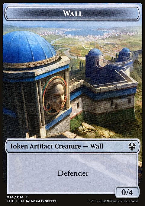 Satyr // Wall Double-Sided Token [Theros Beyond Death Tokens]
