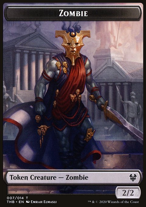 Zombie // Satyr Double-Sided Token [Theros Beyond Death Tokens]