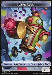 Clown Robot (003) // Balloon Double-Sided Token [Unfinity Tokens]