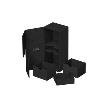 Ultimate Guard: Deck Box – XenoSkin Twin Flip'n'Tray 266+ – Black