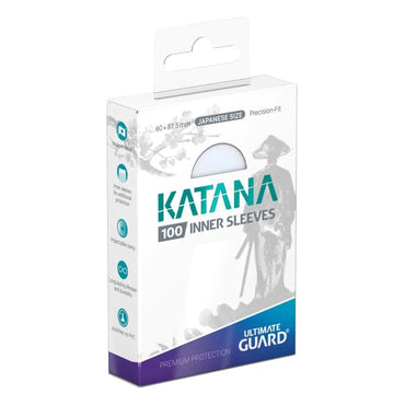 Ultimate Guard Katana Japanese Size Inner Sleeves Transparent (100)