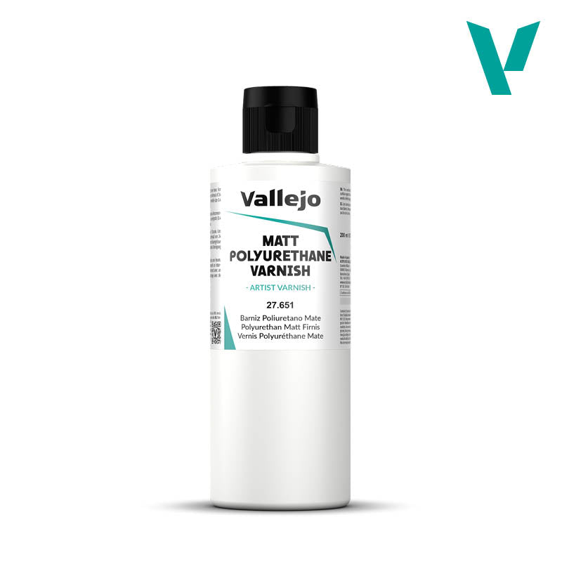 Vallejo Matte Polyurethane Varnish 200ml