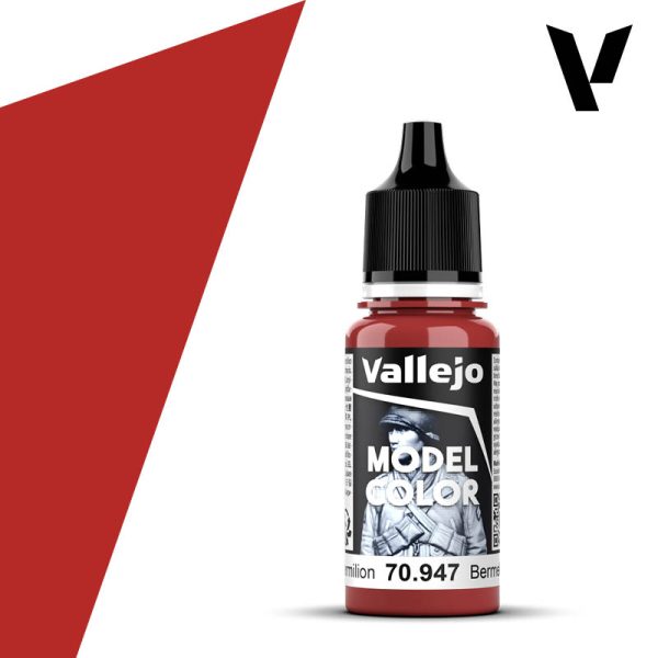 Vallejo - Model Colour - Dark Vermilion 18ml