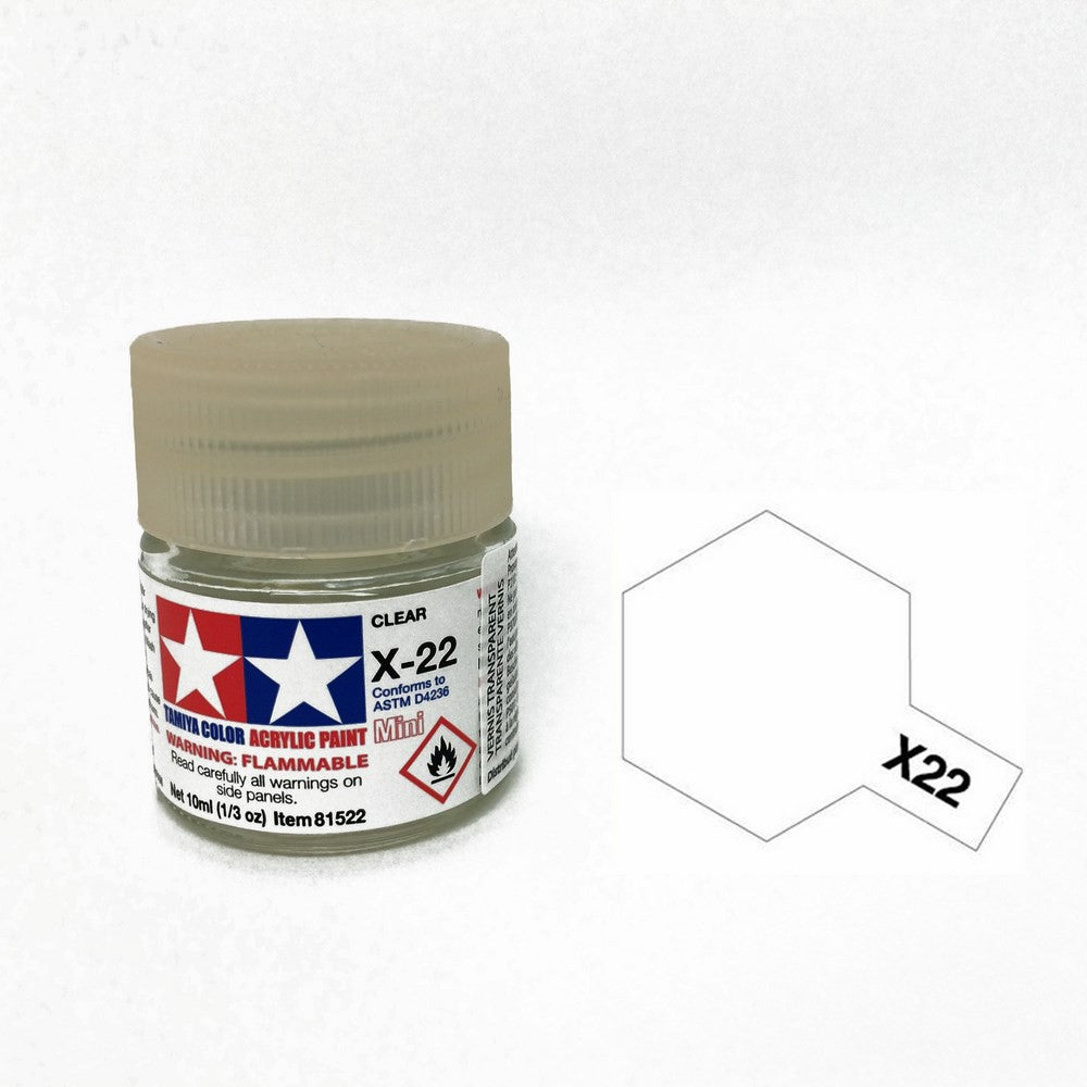 Tamiya X-22 Acrylic Clear (Gloss)