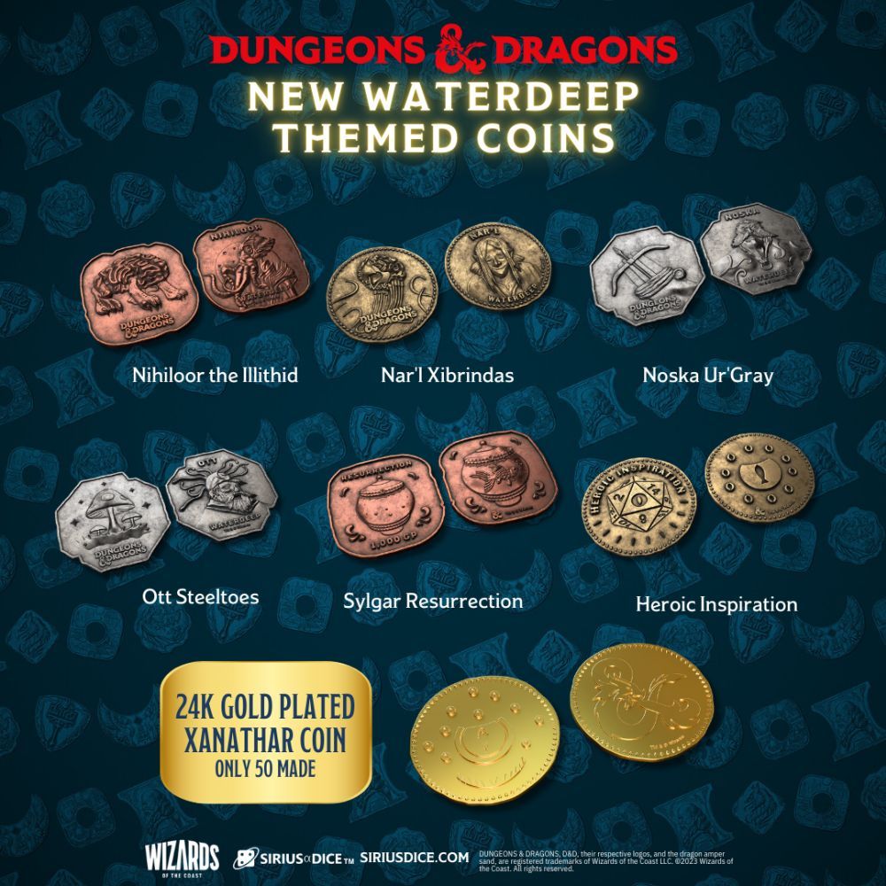 Sirius Dice - D&D Xanathar's Treasures Blind Box PDQ
