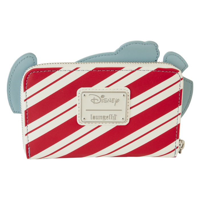 Lilo & Stitch - Stitch Holiday Glitter 4" Faux Leather Zip-Around Wallet