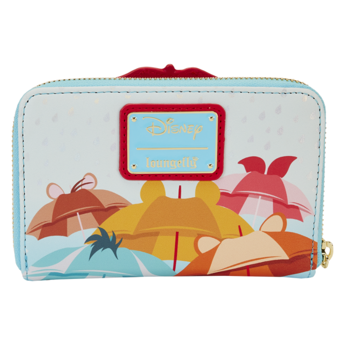 Winnie the Pooh - Pooh & Friends Rainy Day 4" Faux Leather Zip-Around Wallet