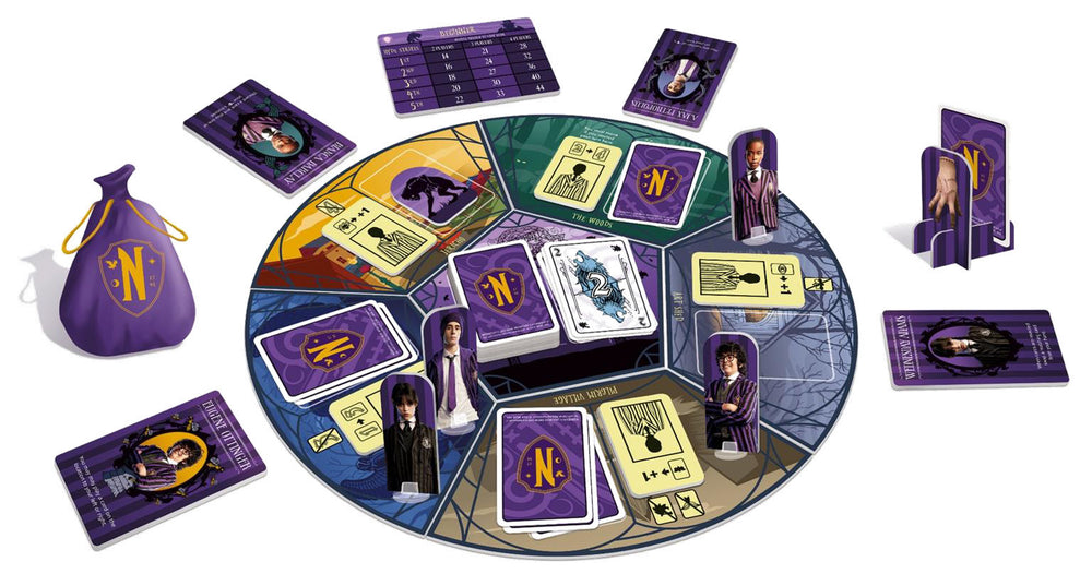 Wednesday Board Game - The Hyde's Attack