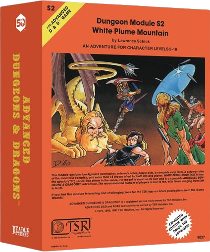 Beadle & Grimm's White Plume Mountain Dice & Accessories Set D&D 50th