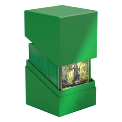 Ultimate Guard: Deck Box – Boulder 100+ – Solid Green