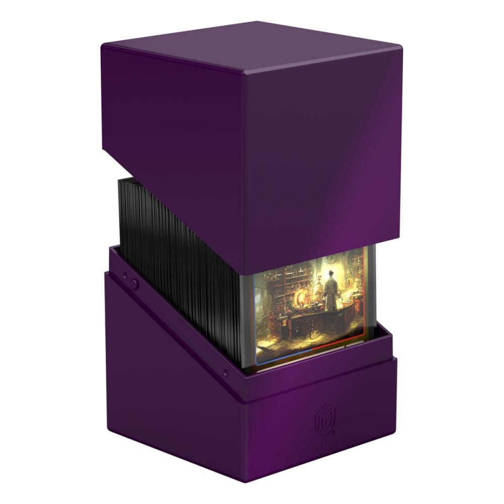 Ultimate Guard: Deck Box – Boulder 100+ – Solid Purple
