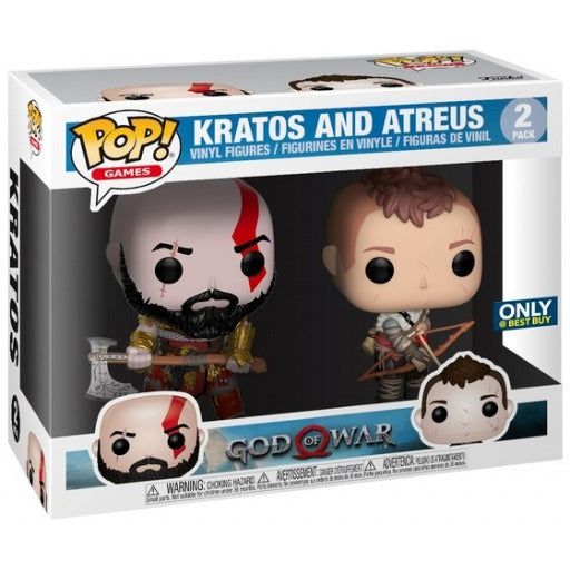 Kratos and Atreus 2 Pack God of War Funko Pop Vinyl!