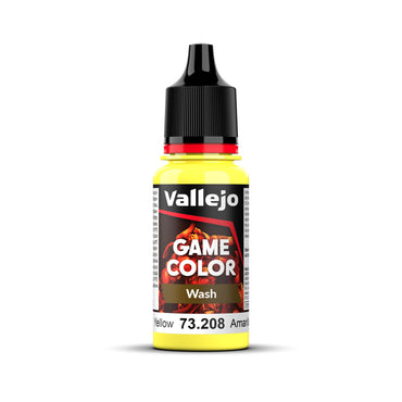 Vallejo Game Colour - Wash - Yellow 18ml