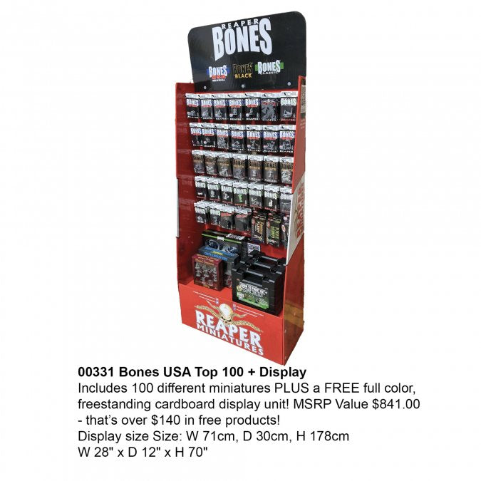 BONES USA TOP 100 + DISPLAY