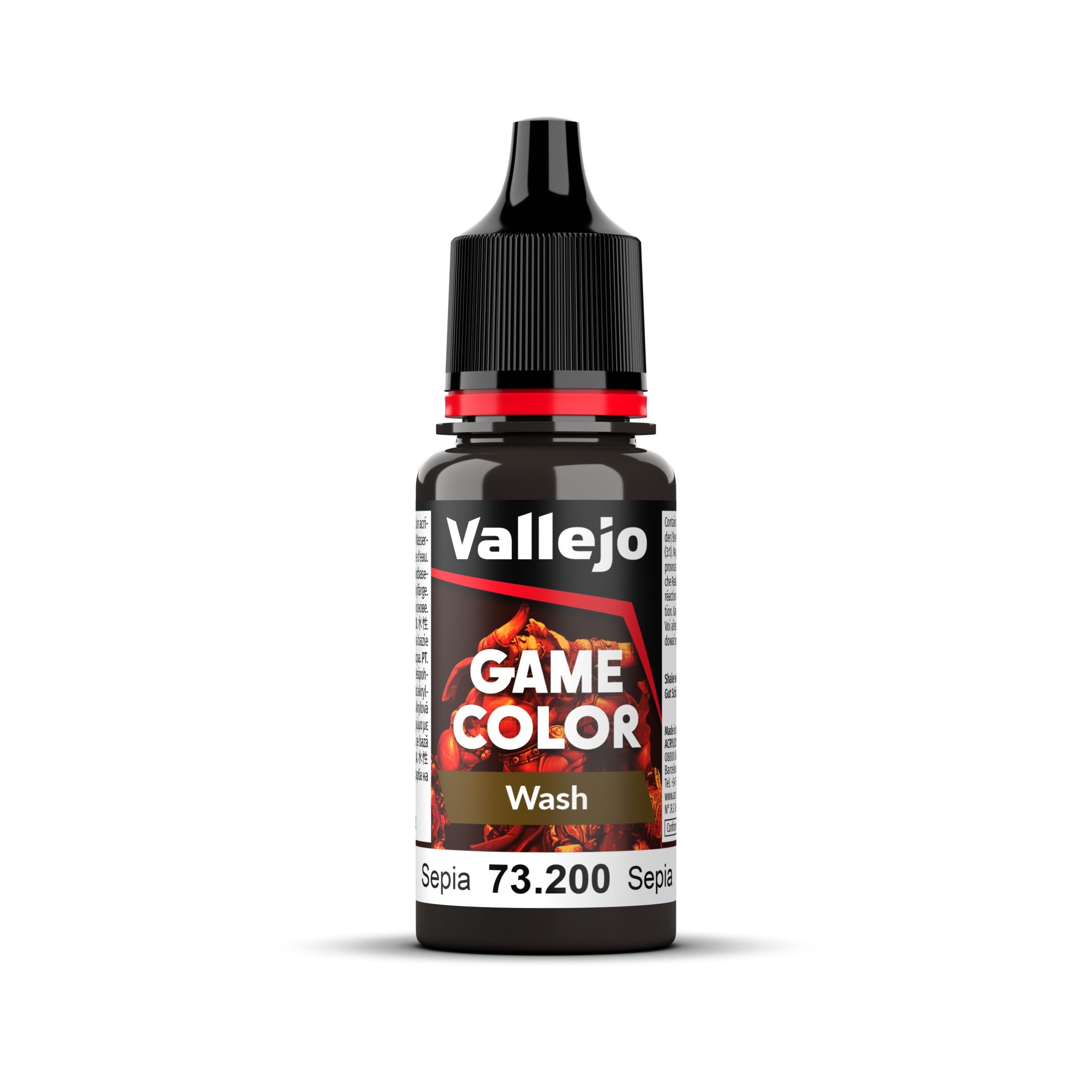 Vallejo Game Colour - Wash - Sepia 18ml