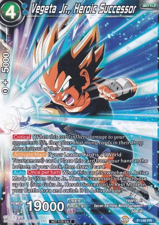Vegeta Jr., Heroic Successor (Power Booster) [P-148]