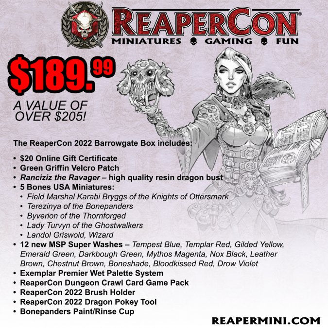 ReaperCon 2022 Barrowgate Box