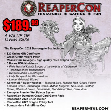 ReaperCon 2022 Barrowgate Box