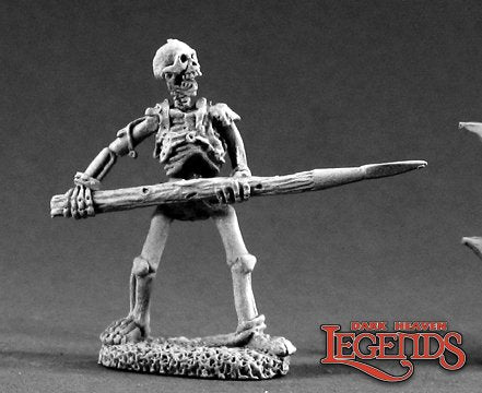 Skeleton with Pike