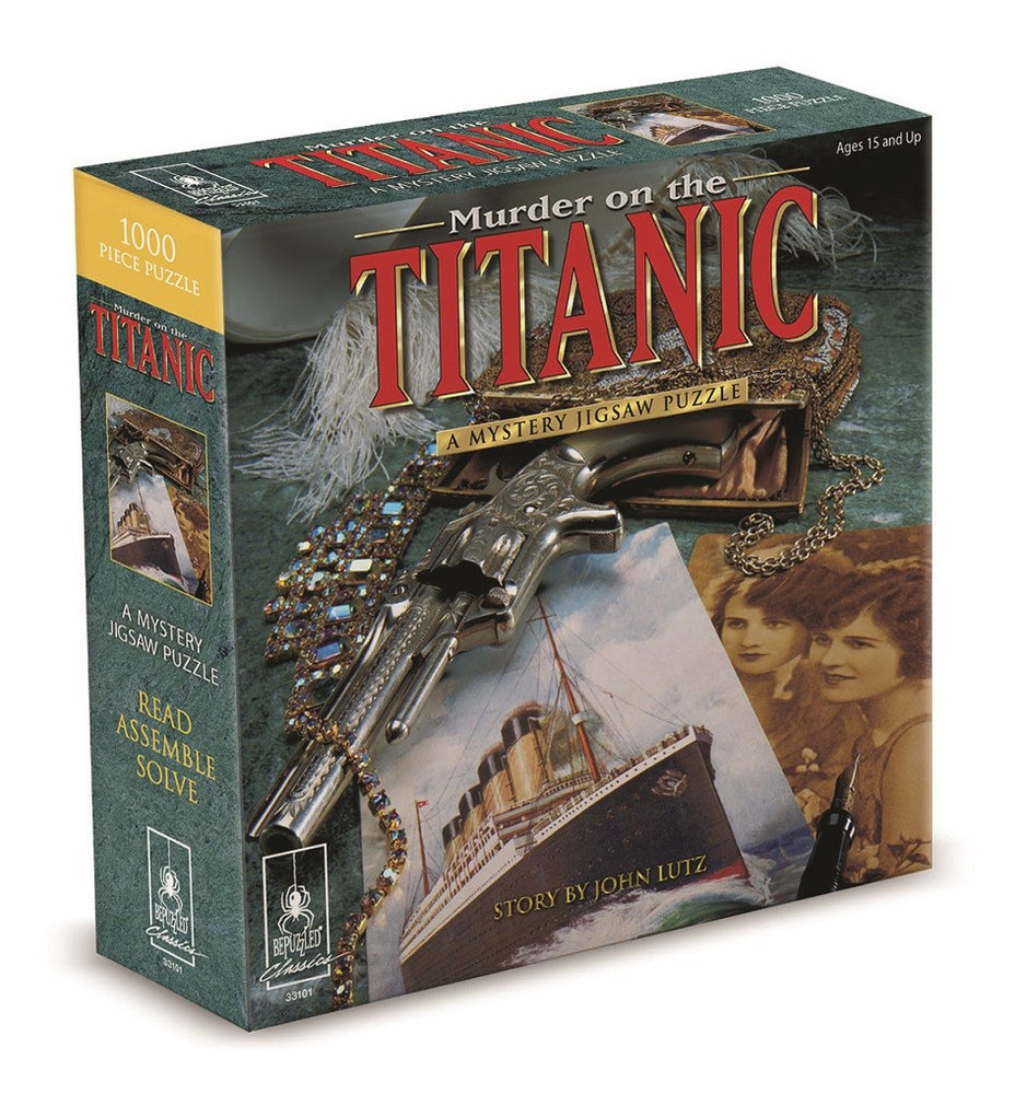 Bepuzzled Puzzle Murder on the Titanic a Mystery Jigsaw Puzzle 1000 pieces