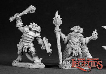 Kobold Leader and Sorcerer