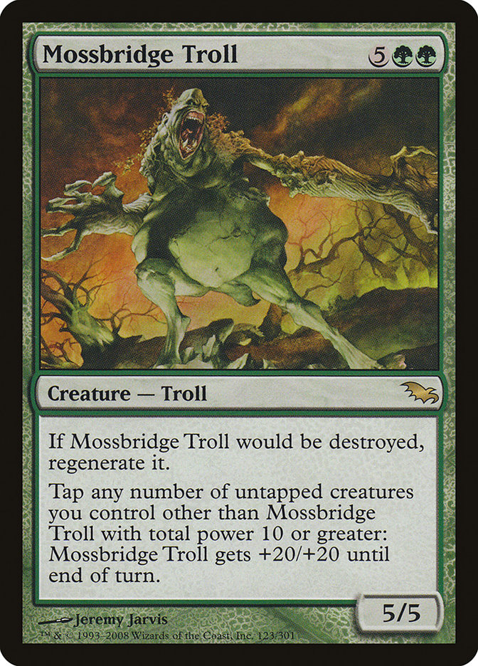 Mossbridge Troll [Shadowmoor]