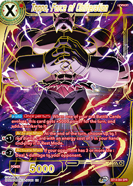 Toppo, Force of Obliteration (SPR) [BT14-004]
