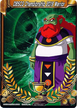 DBSCG Championship 2019 Warrior (Merit Card) - Universe 9 "Sidra" [9]