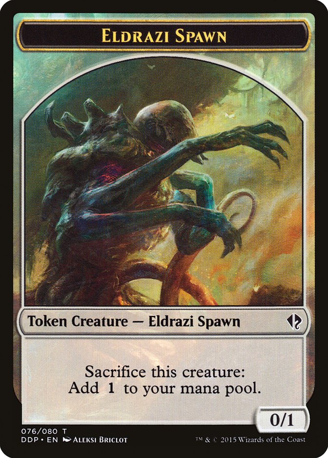 Eldrazi Spawn Token (076/080) [Duel Decks: Zendikar vs. Eldrazi]