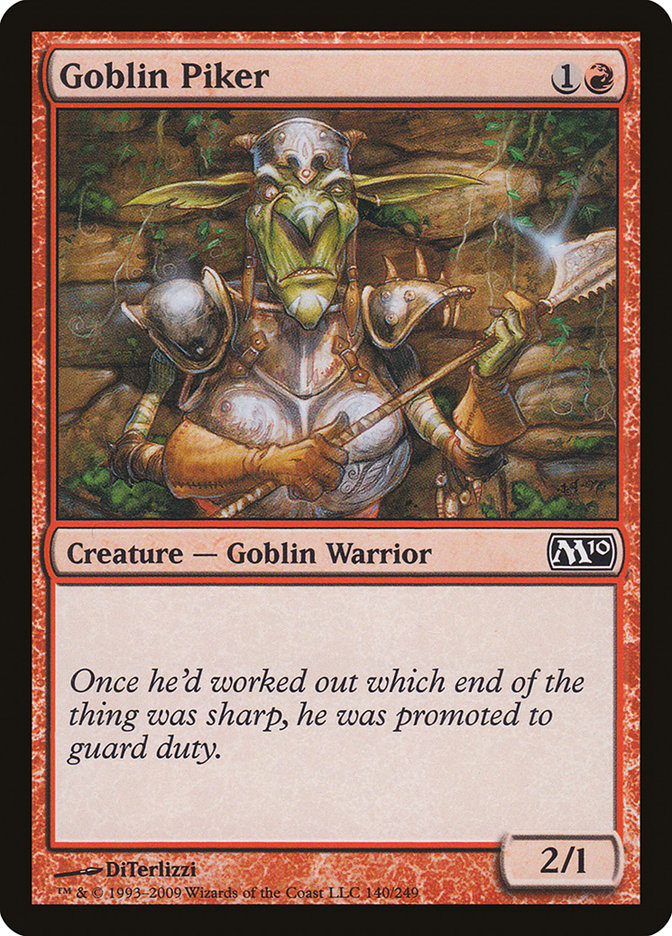 Goblin Piker [Magic 2010]