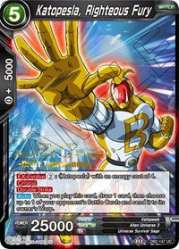 Katopesla, Righteous Fury (Divine Multiverse Draft Tournament) [DB2-147]