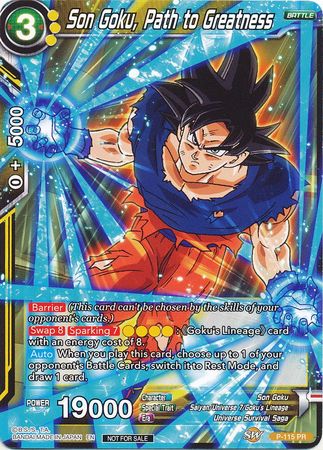 Son Goku, Path to Greatness (Power Booster) [P-115]