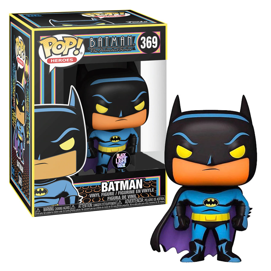 Batman (BlackLight Glow) (Special Edition) #369 Batman The animated Series Pop! Vinyl