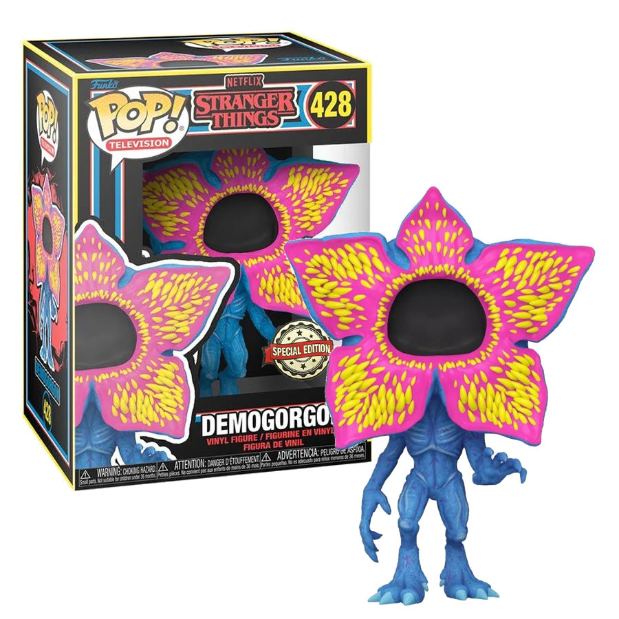 Demogorgon Black Light (Special Edition) #428 Stranger Things Pop! Vinyl