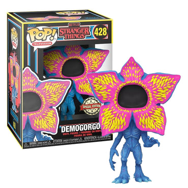 Demogorgon Black Light (Special Edition) #428 Stranger Things Pop! Vinyl