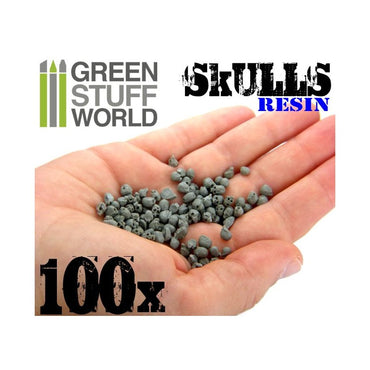 100x Resin Skulls - Green Stuff World