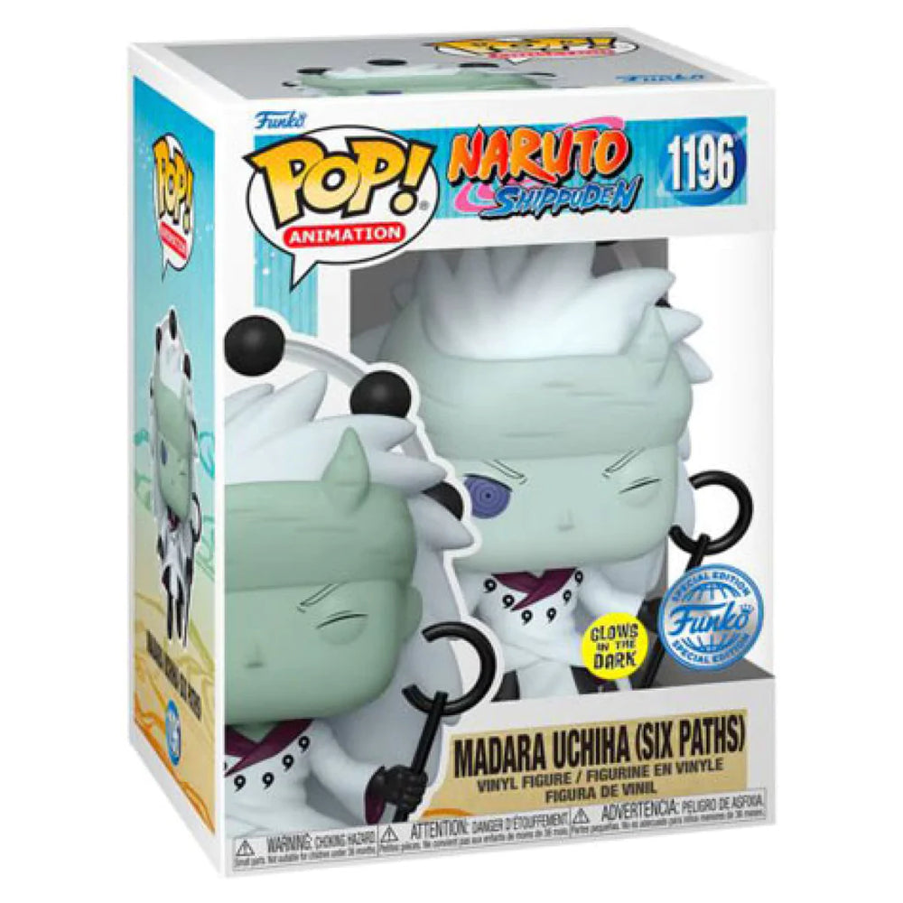 Madara Uchiha (Six Paths) (Glow in the Dark) (Special Edition) #1196 Naruto Shippuden Pop! Vinyl